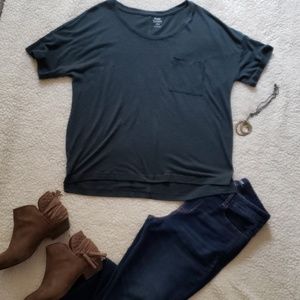 Pine green Boyfriend Fit tshirt